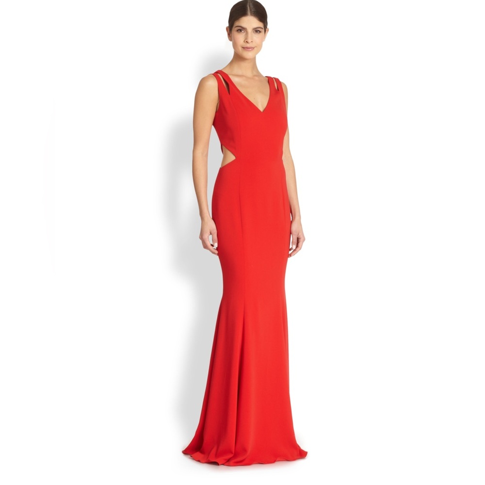 JAYGODFREY Scarlet Backless Gown - Picture 8 of 10